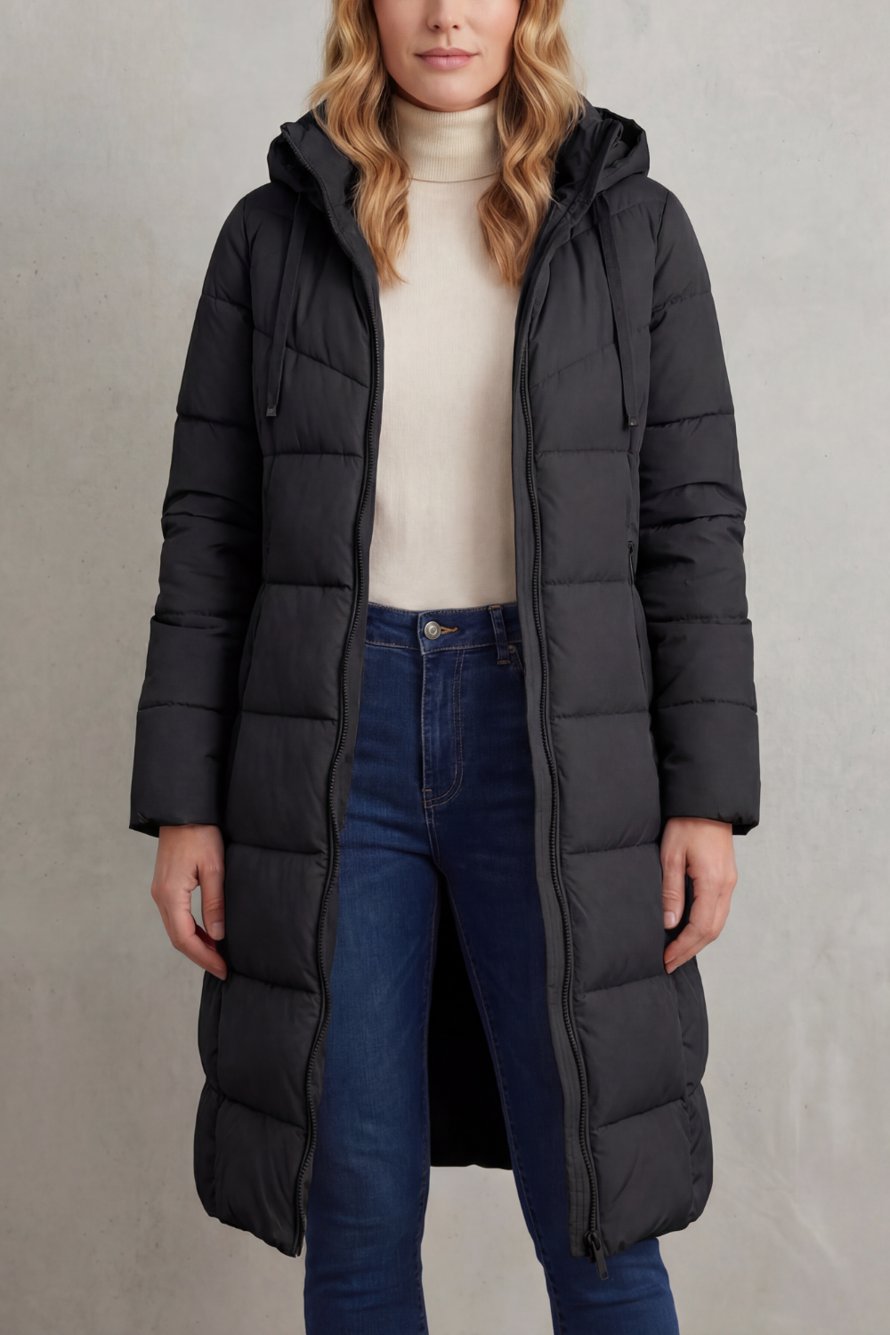 Kacob | Longline Zip Puffer Jacket