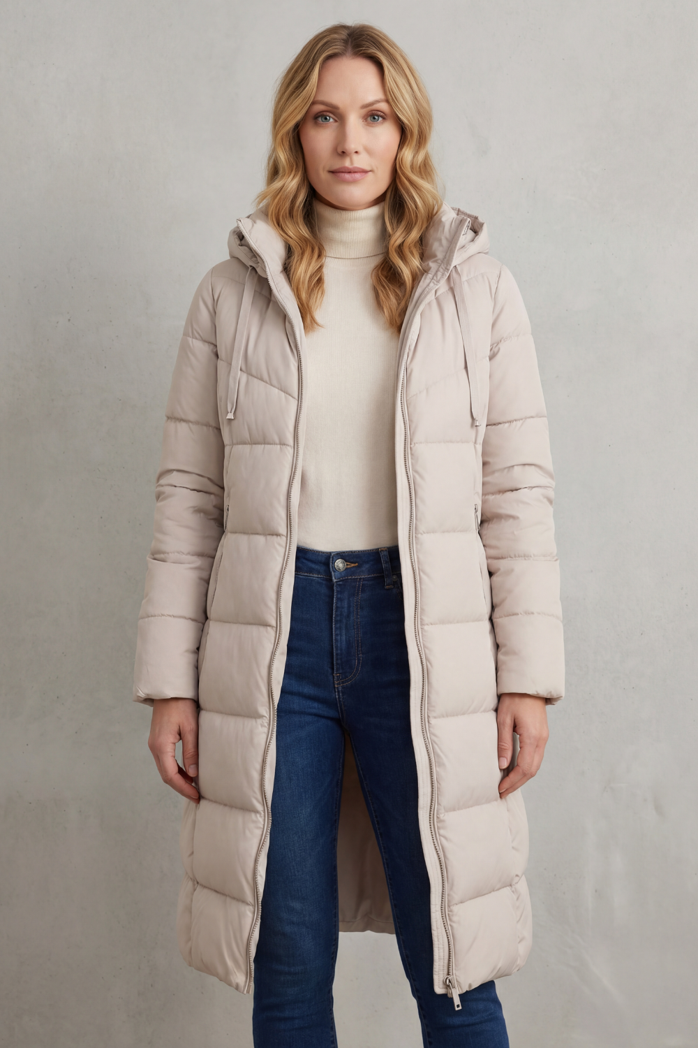 Kacob | Longline Zip Puffer Jacket