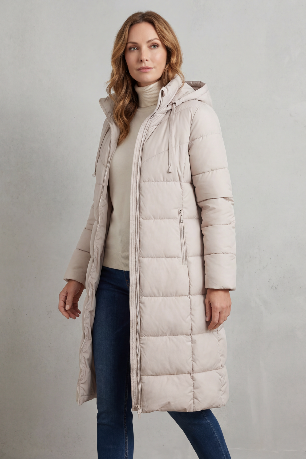 Kacob | Longline Zip Puffer Jacket