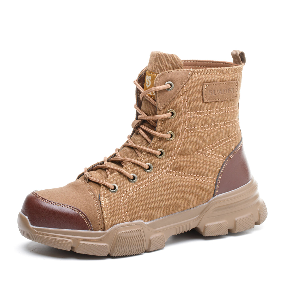 Men's Steel Toe Tactical Safety Boots with Anti-Slip Grip