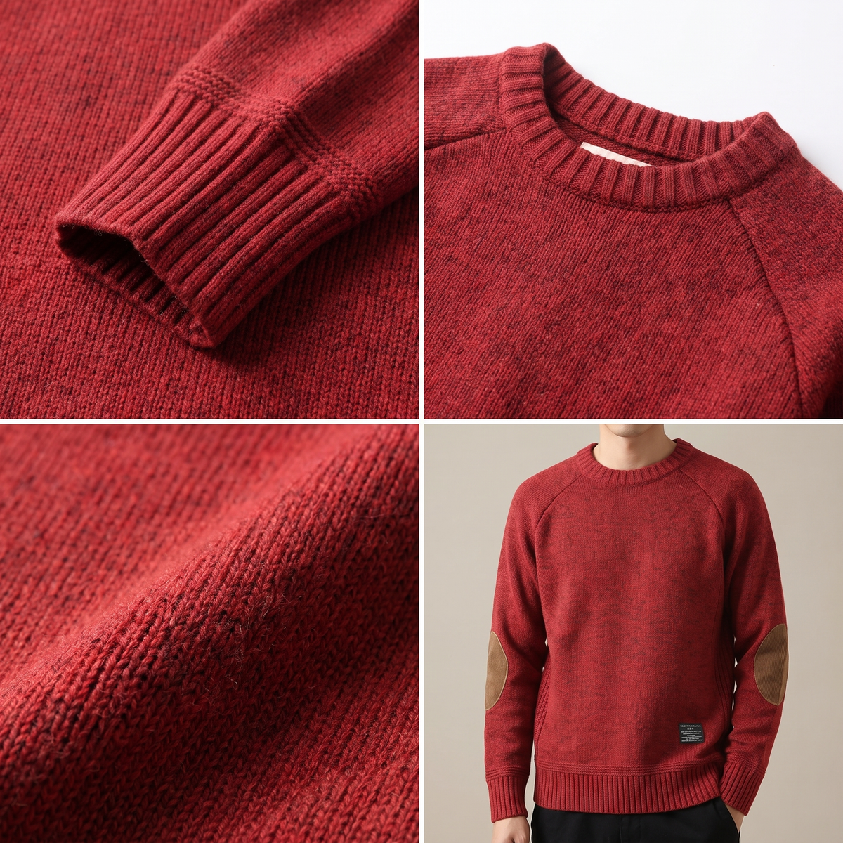 Kacob | Men's Alpine Style Knitted Jumper – Classic Winter Pullover