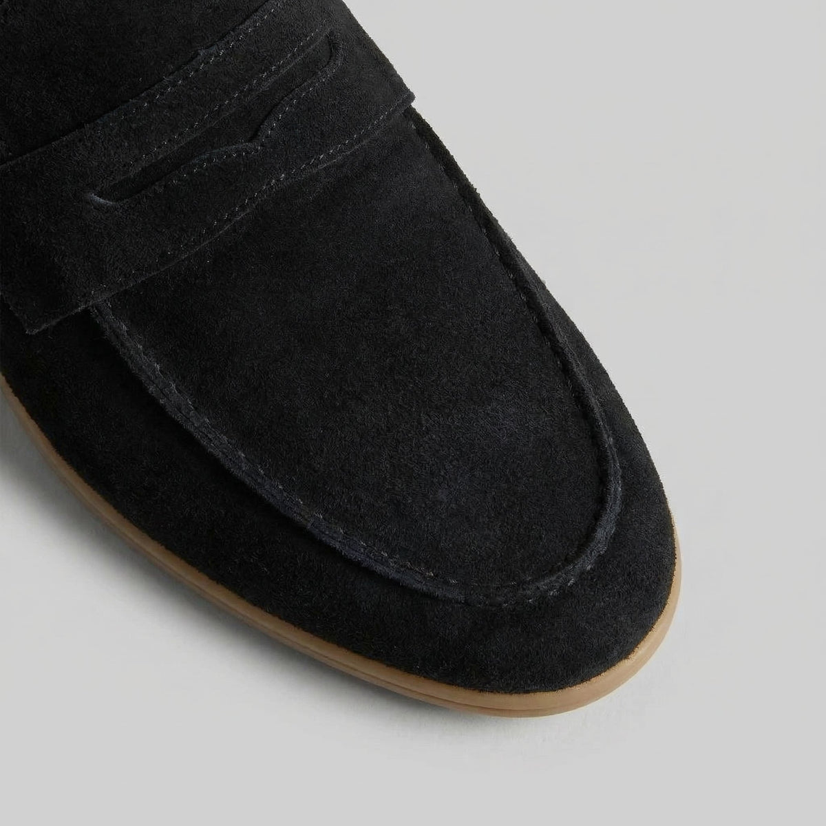 Kacob | Men's Brushed Penny Loafers – Casual Smart Slip On Shoes