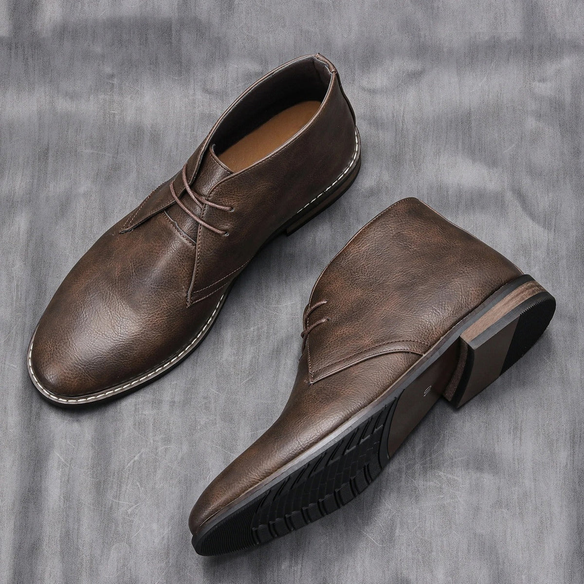 Kacob | Men's Chukka Boots – Lace Up Desert Ankle Boots