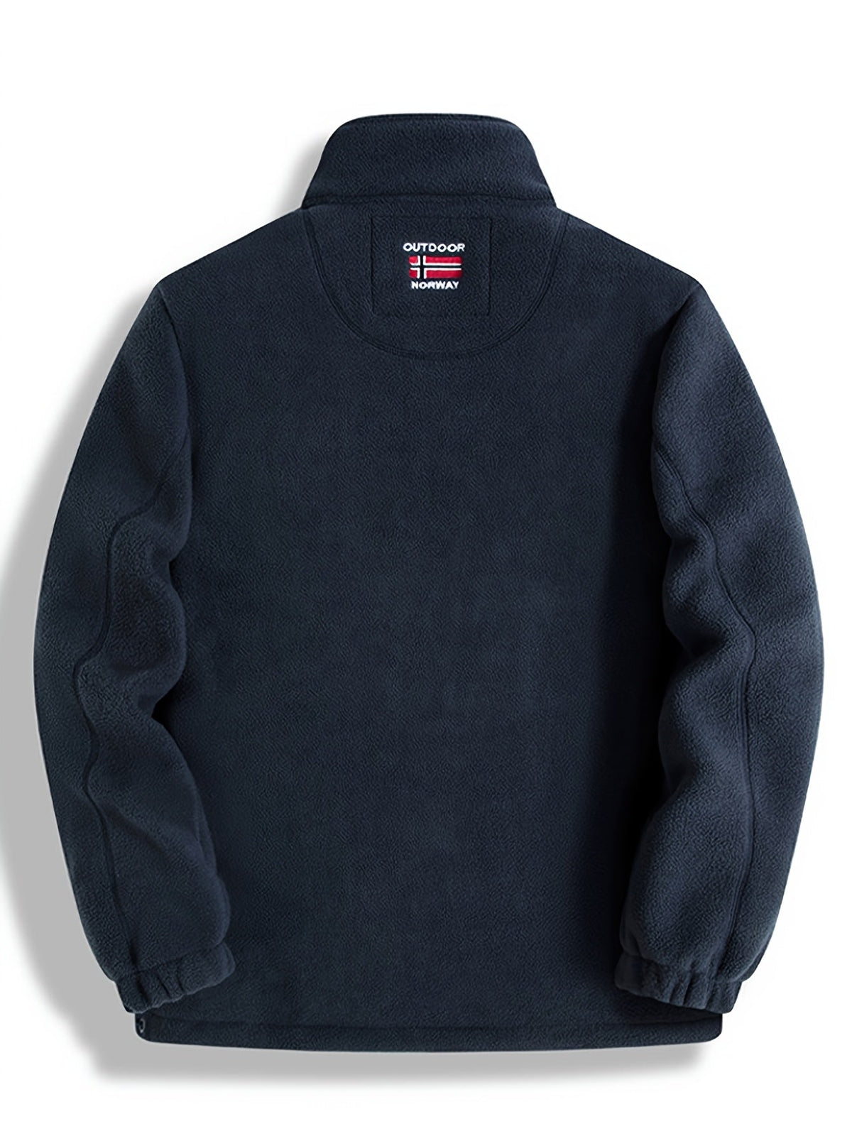 Kacob | Men's Classic Zip Fleece Jacket – Outdoor Mens Fleece with Side Pockets