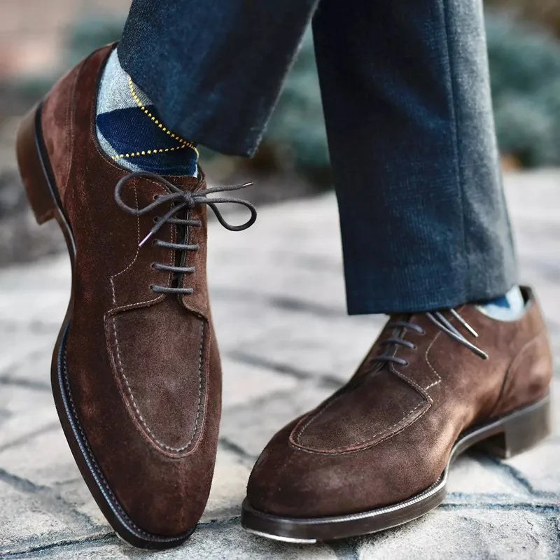 Kacob | Men's Derby Shoes – Split Toe Lace Up Smart Shoes