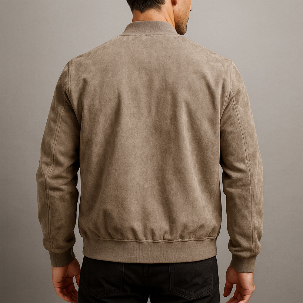 Kacob | Men's Faux Suede Jacket – Tailored Smart Casual Jacket