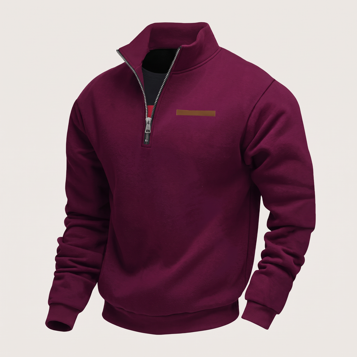 Kacob | Men's Fleece Lined Pullover Sweatshirt – Relaxed Everyday Mens Jumper
