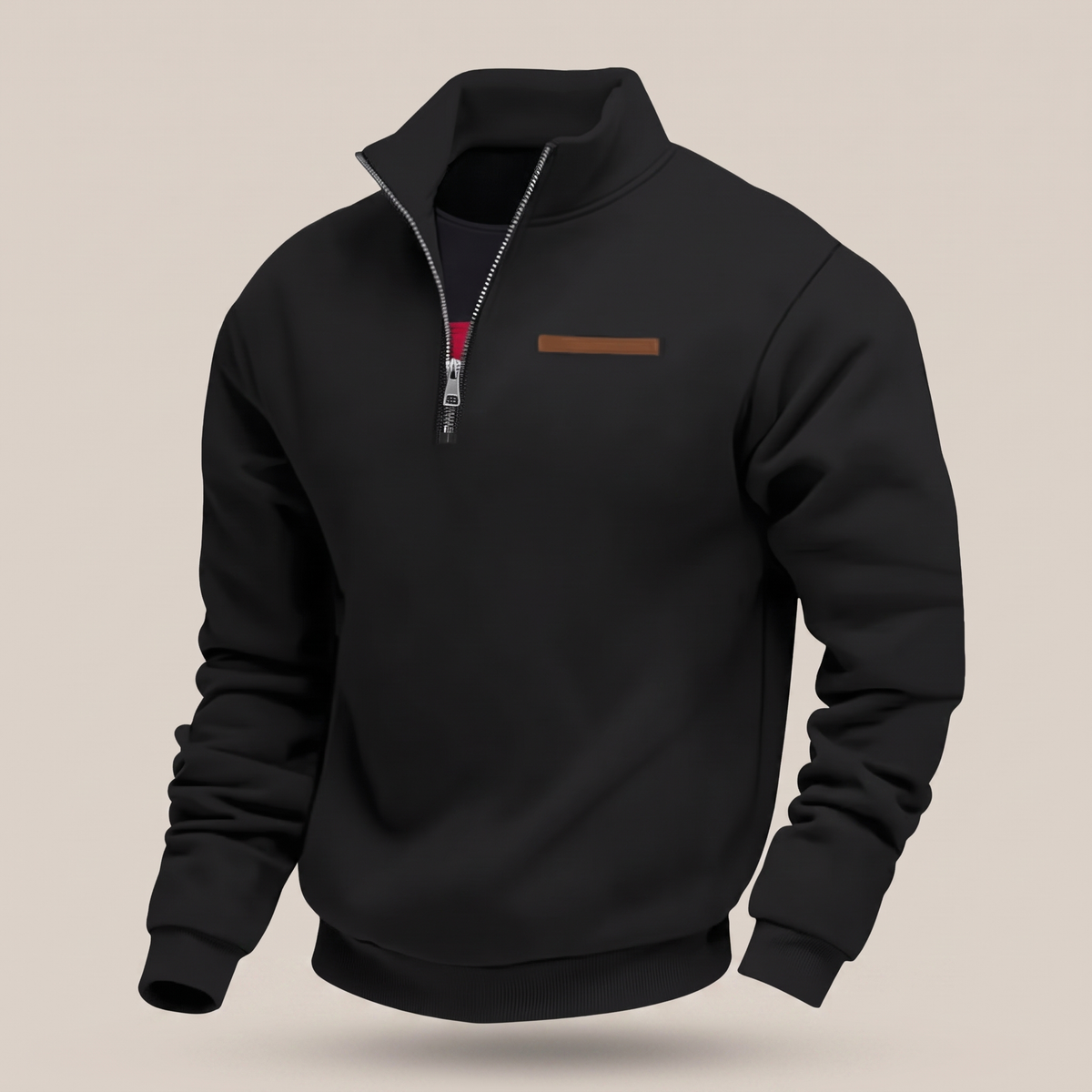 Kacob | Men's Fleece Lined Pullover Sweatshirt – Relaxed Everyday Mens Jumper