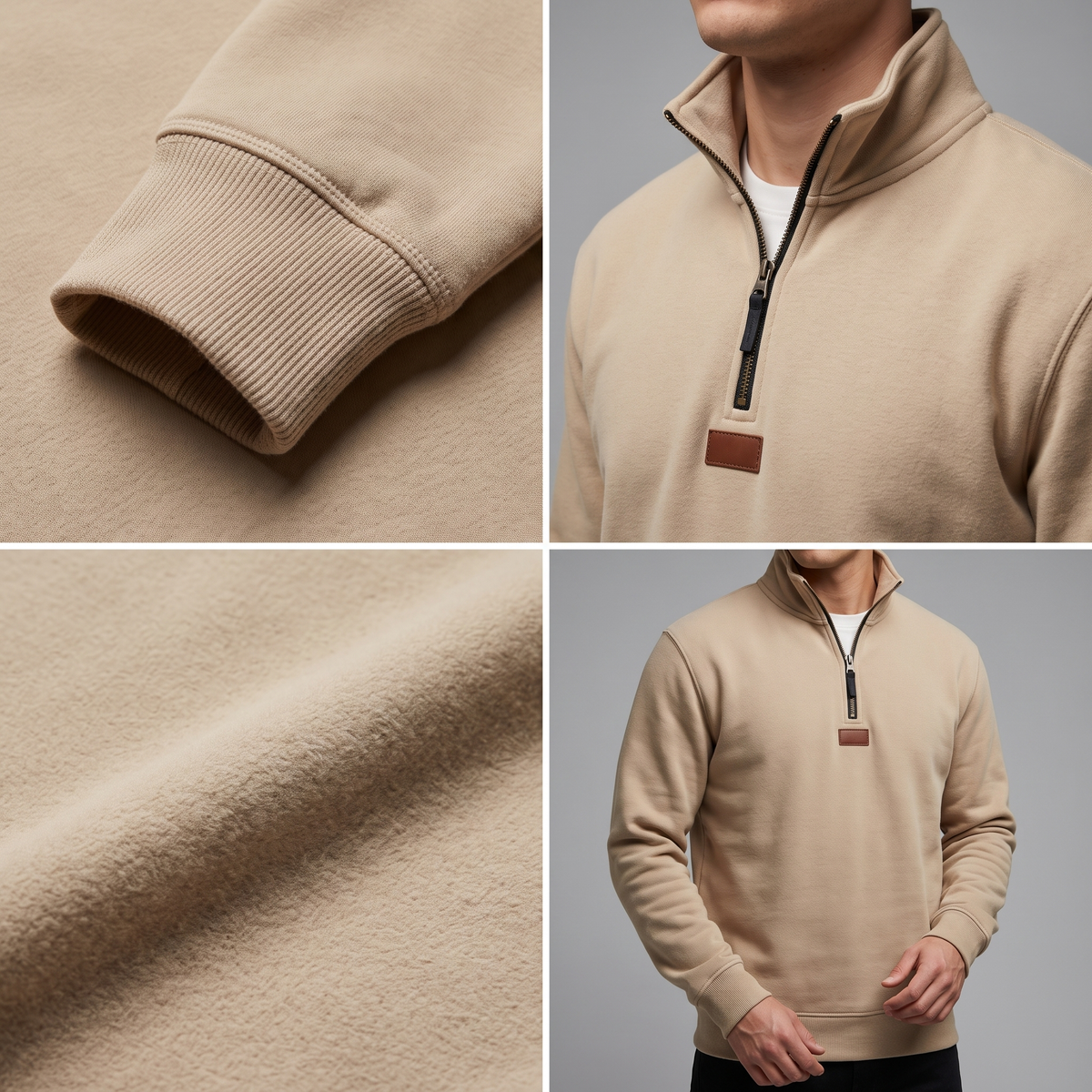 Kacob | Men's Fleece Lined Pullover Sweatshirt – Relaxed Everyday Mens Jumper