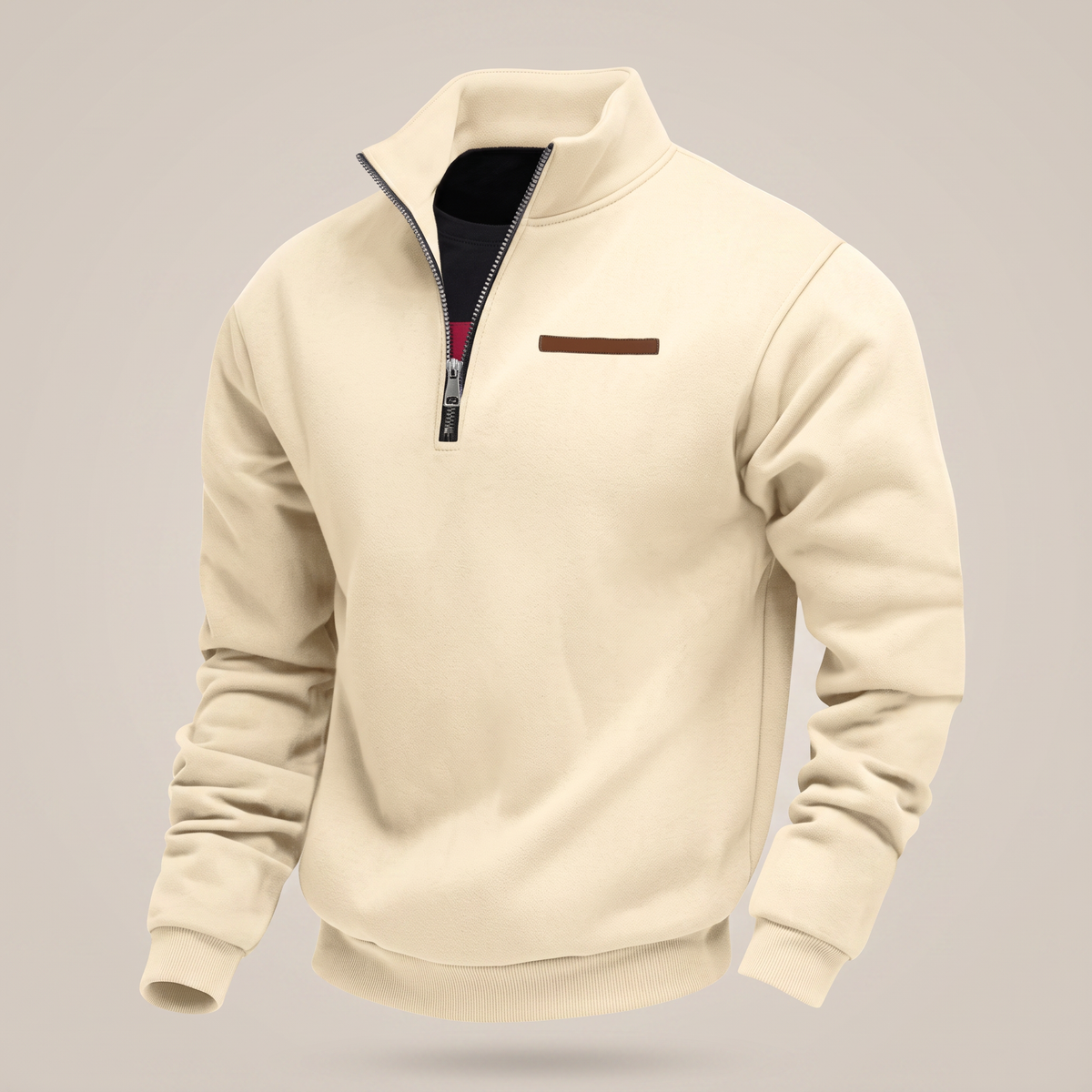 Kacob | Men's Fleece Lined Pullover Sweatshirt – Relaxed Everyday Mens Jumper