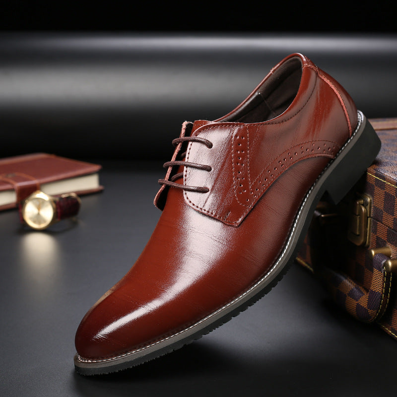 Kacob | Men's Formal Derby Shoes – Lace Up Smart Wedding Shoes