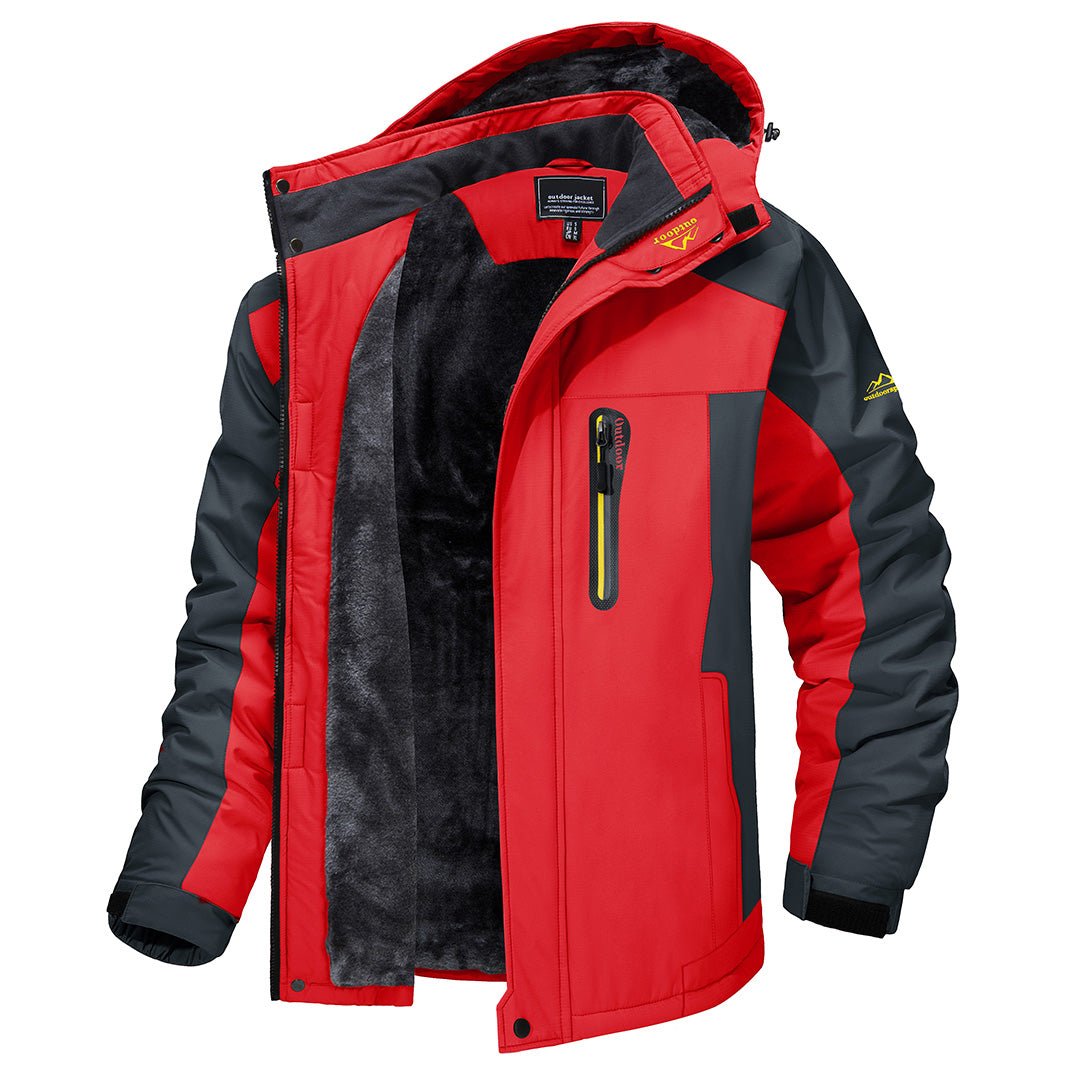 Kacob | Men's Hooded Padded Winter Jacket – Insulated Puffer Jacket