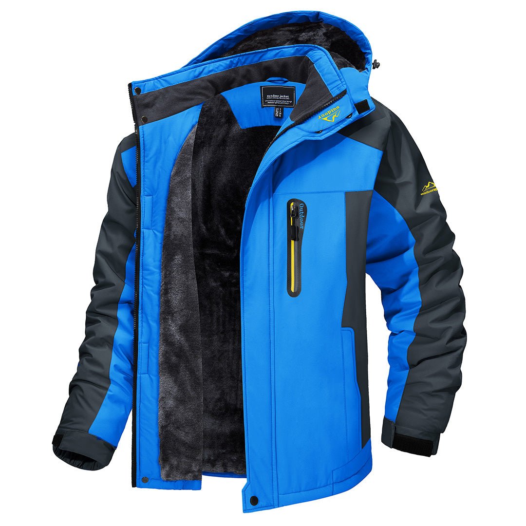 Kacob | Men's Hooded Padded Winter Jacket – Insulated Puffer Jacket