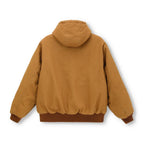 Men's Hooded Workwear Jacket – Quilted Lined Oversized Utility Jacket