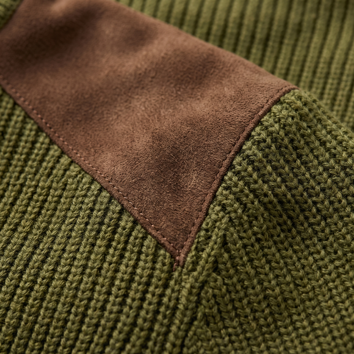 Kacob | Men's Knitted Blazer – Elbow Patch Smart Casual Jacket