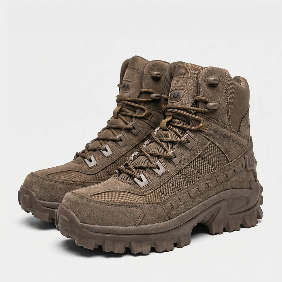 Men's Lace-Up Side Zip Tactical Boots