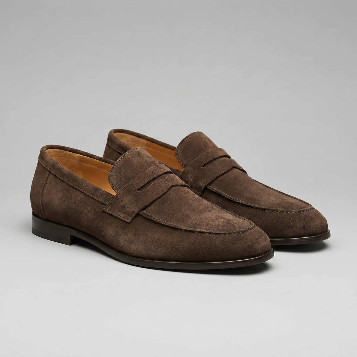 Kacob | Men's Penny Loafers – Slip On Moc Toe Smart Casual Loafers
