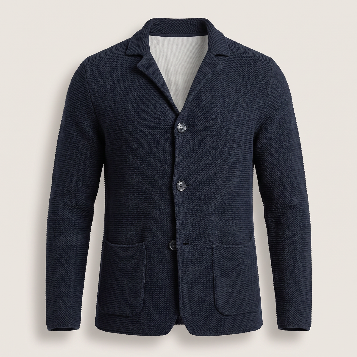 Kacob | Men's Slim Fit Collared Knitted Cardigan – Button Front Mens Cardigan