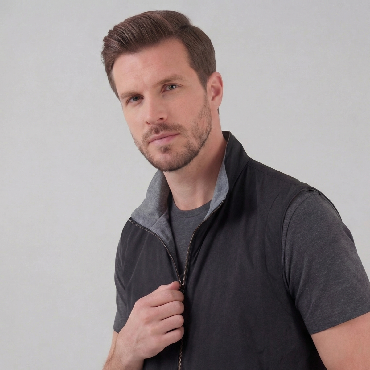 Kacob | Men's Tailored Gilet – Slim Insulated Layering Vest