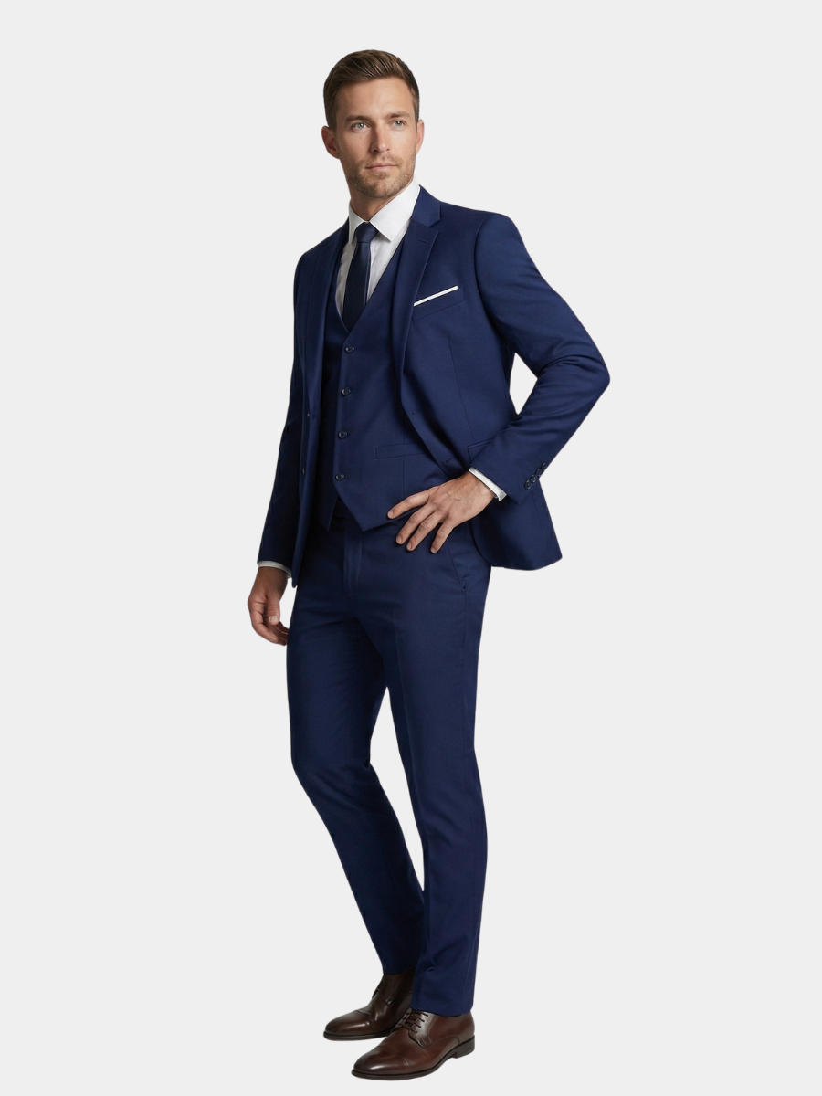 Kacob | Men's Tailored Suit – Classic Business Suit for Office and Occasions