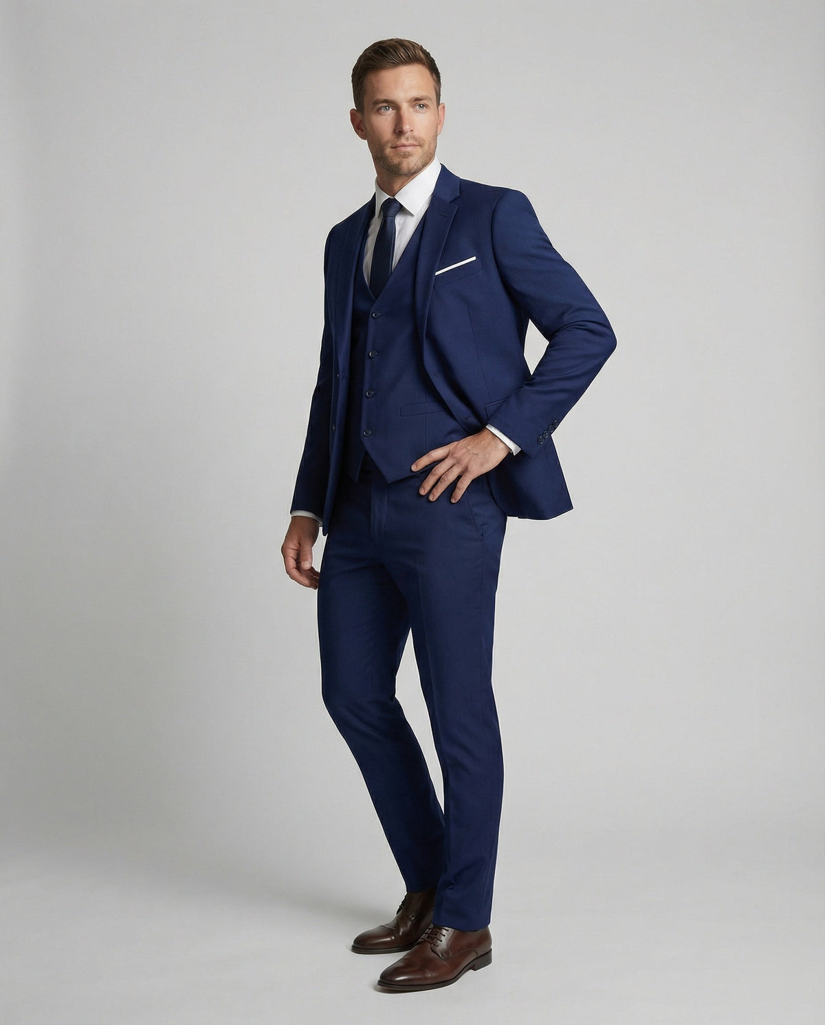 Kacob | Men's Tailored Suit – Classic Business Suit for Office and Occasions