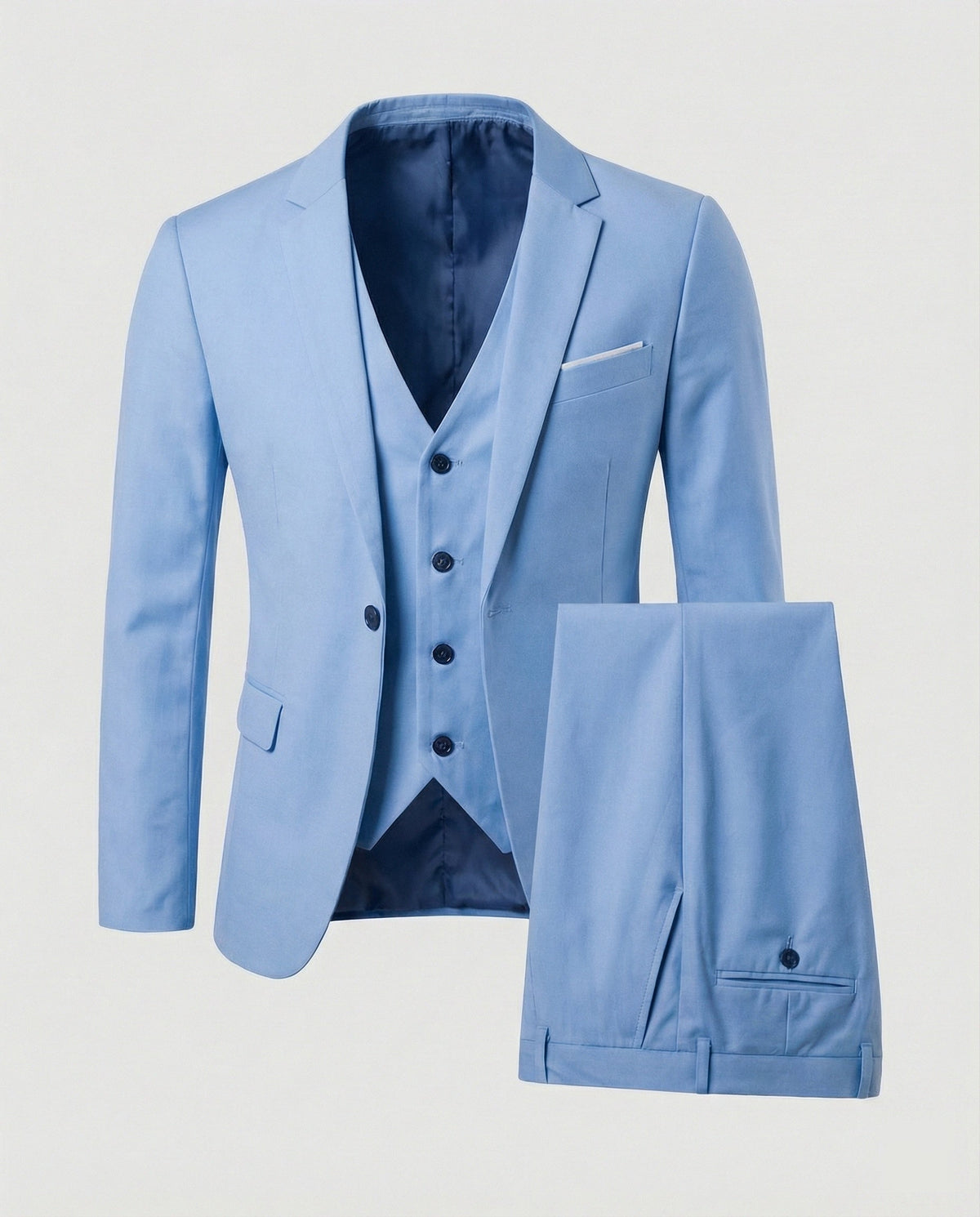 Kacob | Men's Tailored Suit – Classic Business Suit for Office and Occasions