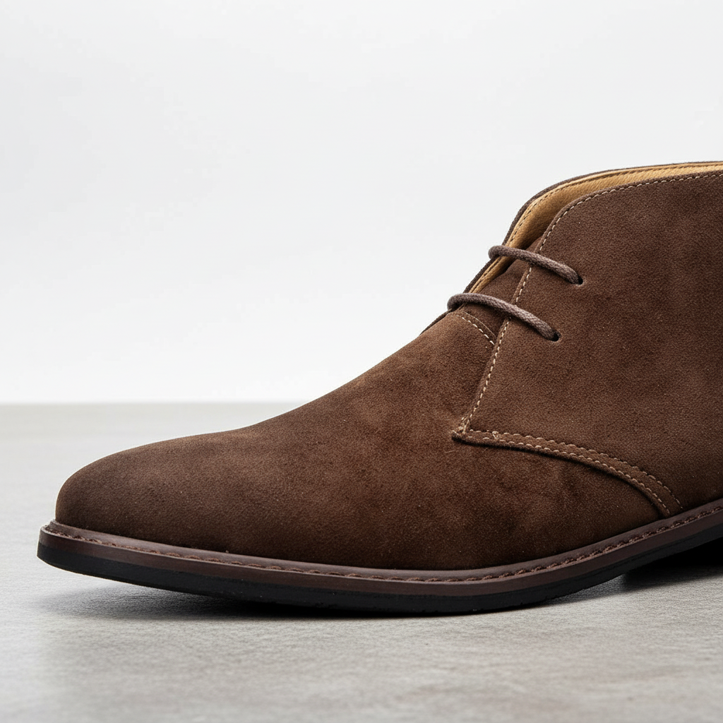 Men's Three-Eyelet Lace-Up Desert Boots