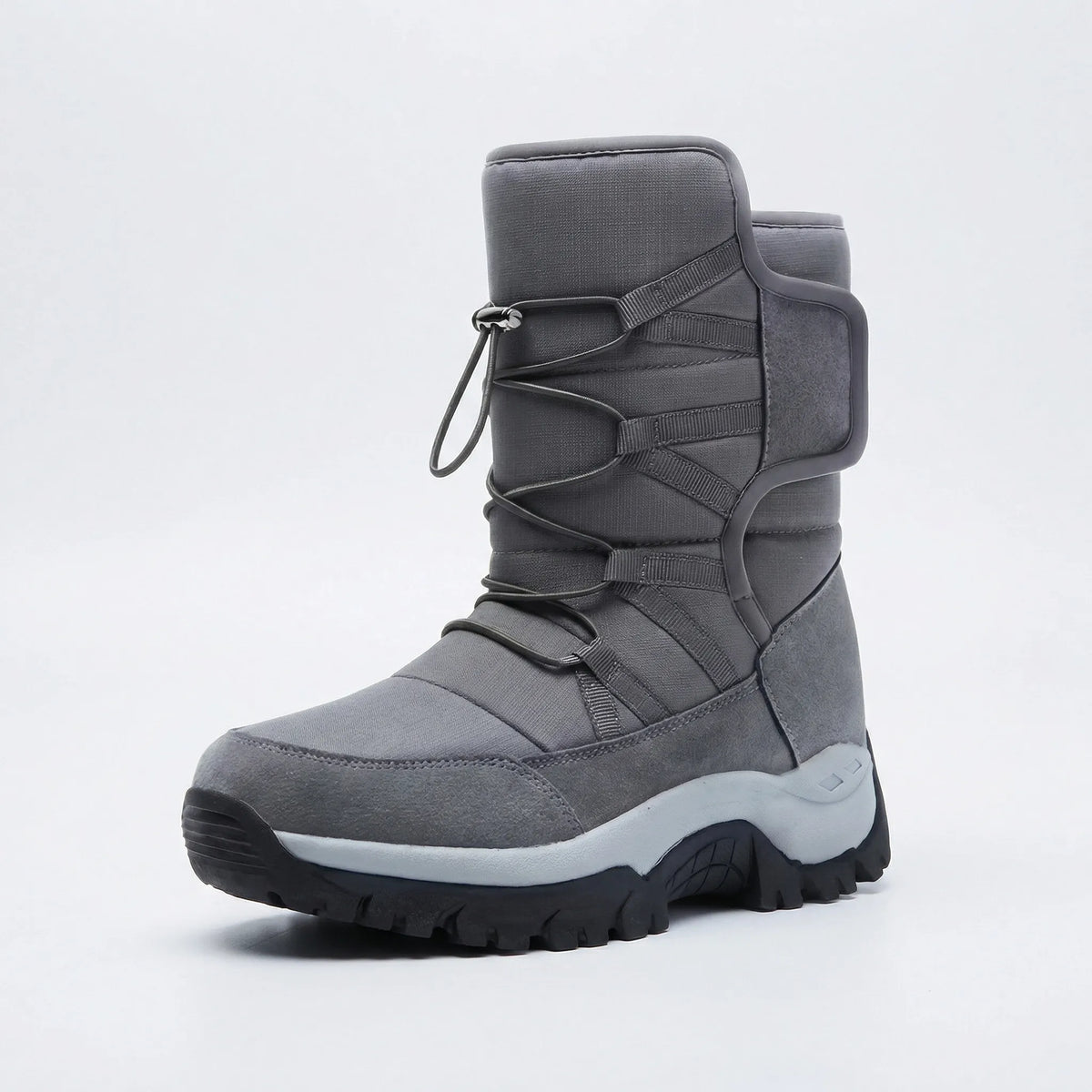 Men's Toggle Lace Mid-Calf Snow Boots