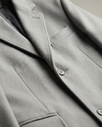 Men's Wool-Blend Overcoat – Notch Lapel Tailored Longline Coat