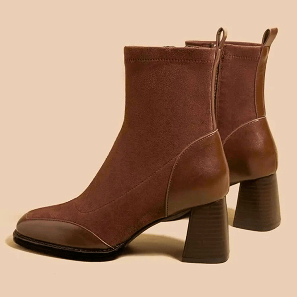 kacob womens block heel ankle boots