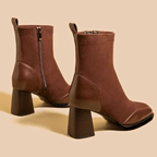kacob womens block heel ankle boots