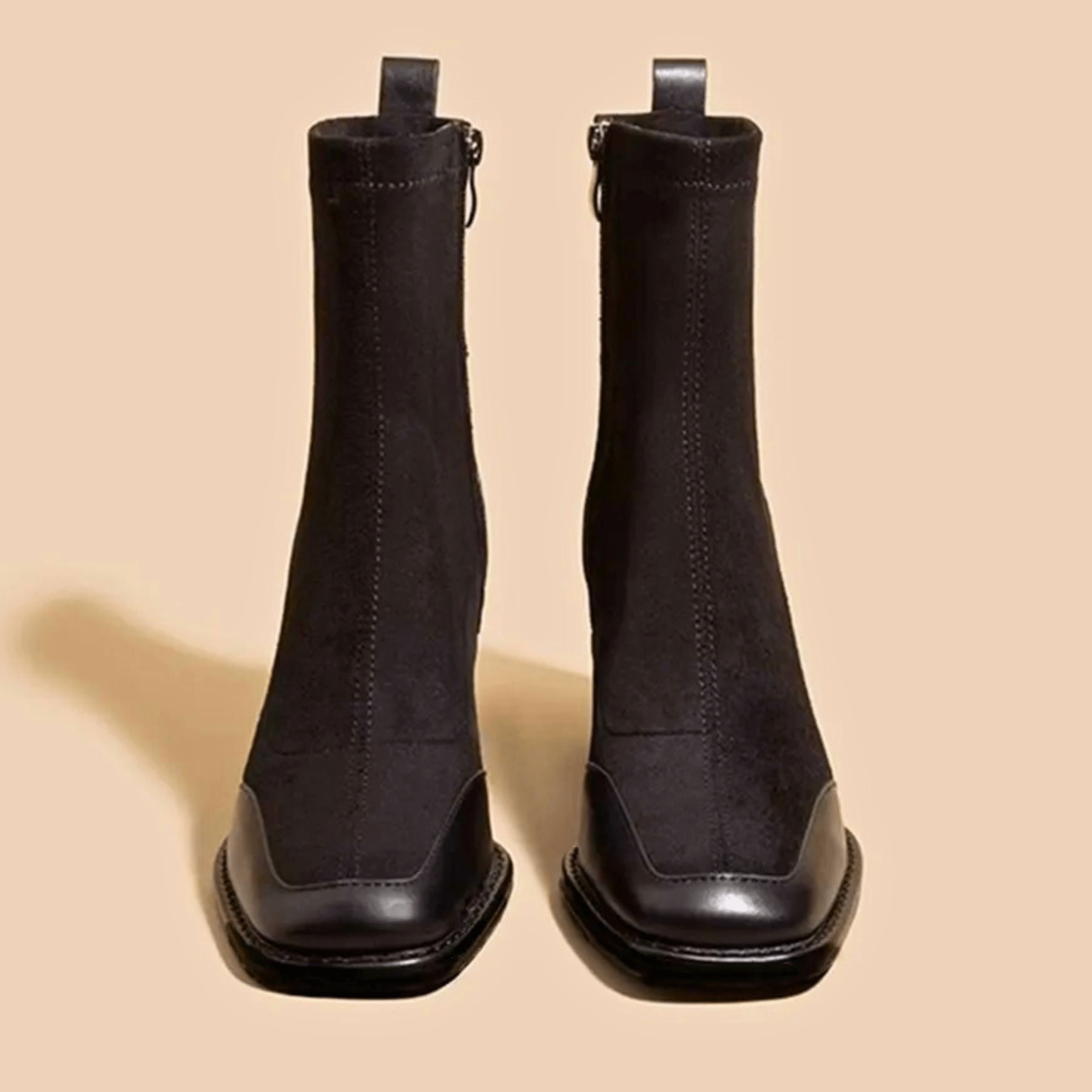 kacob womens block heel ankle boots