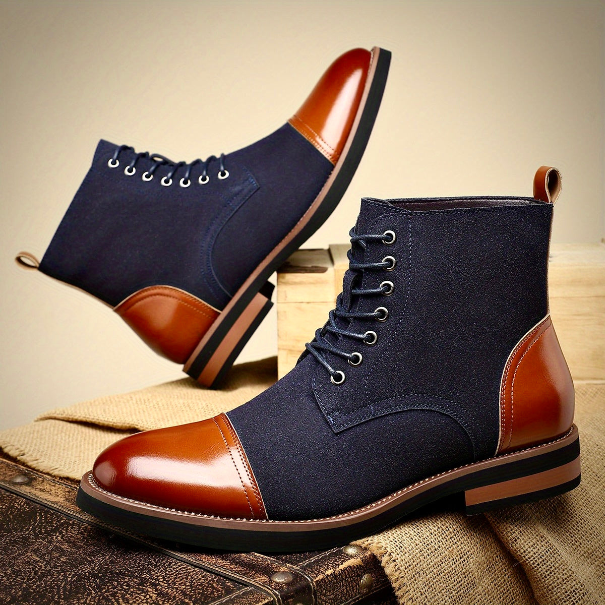 Oliver Ashford Oxford Leather Boots – Classic Men’s Dress Boots