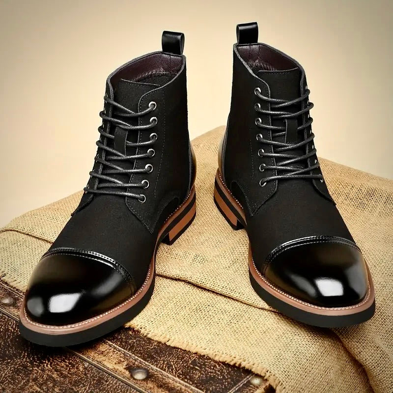 Oliver Ashford Oxford Leather Boots – Classic Men’s Dress Boots