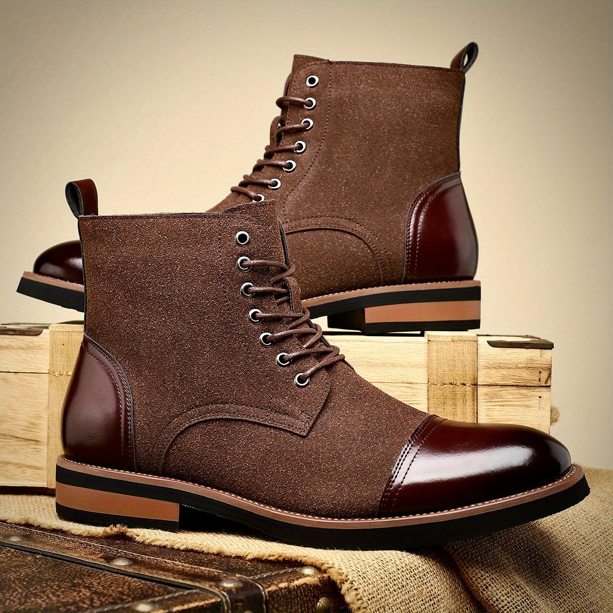 Oliver Ashford Oxford Leather Boots – Classic Men’s Dress Boots