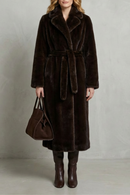Kacob | Oversized Faux Fur Longline Coat