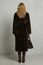 Kacob | Oversized Faux Fur Longline Coat
