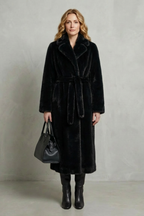 Kacob | Oversized Faux Fur Longline Coat