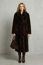 Kacob | Oversized Faux Fur Longline Coat