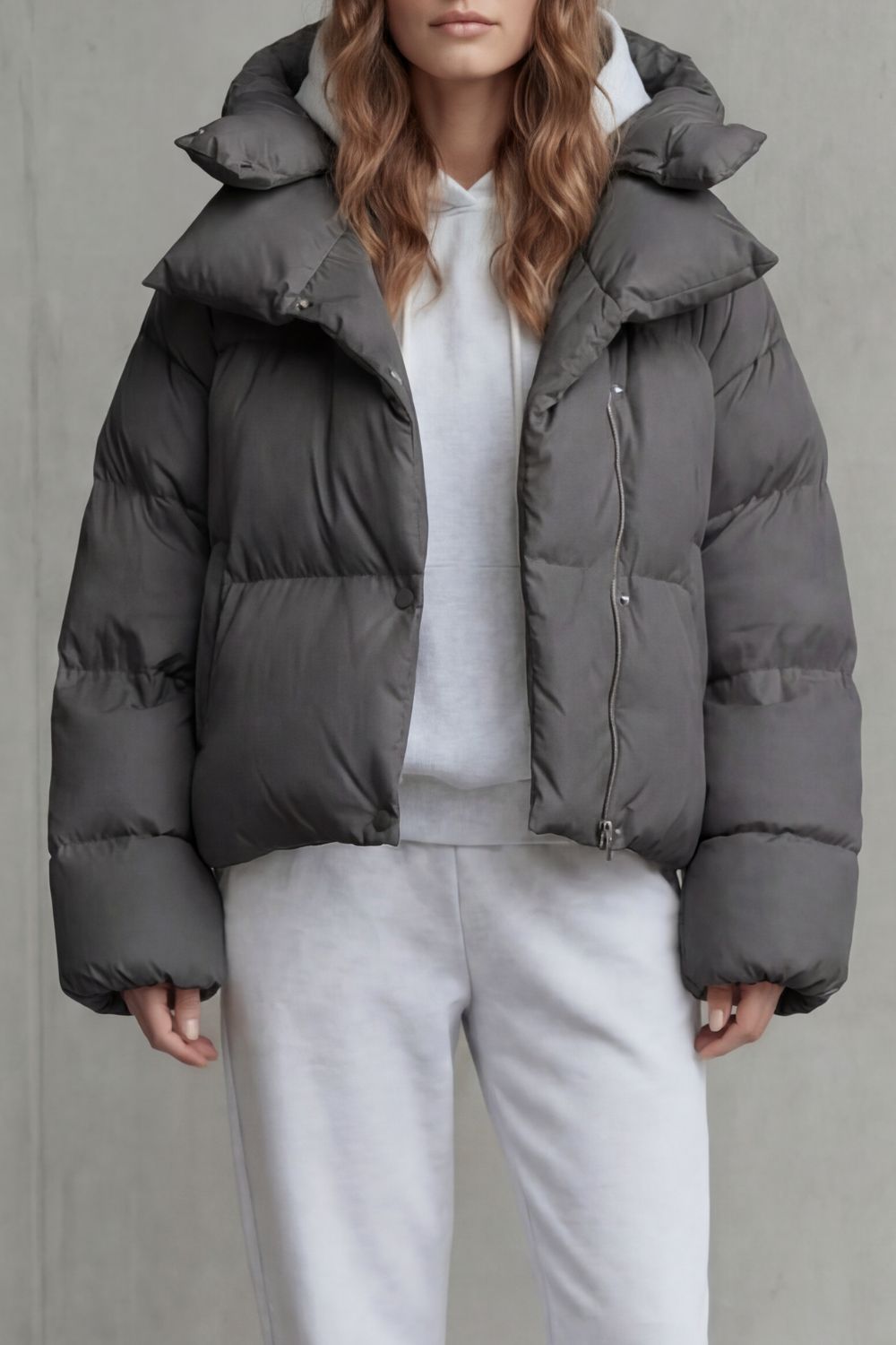 Kacob | Padded Cropped Puffer Jacket