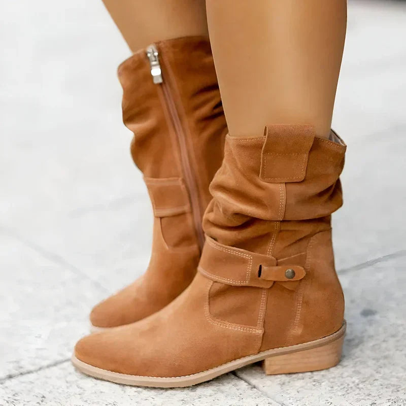 kacob womens slouch mid calf boots