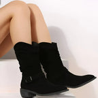 kacob womens slouch mid calf boots