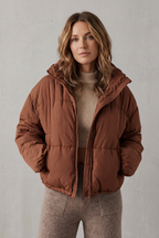 Kacob | Quilted Cropped Puffer Jacket