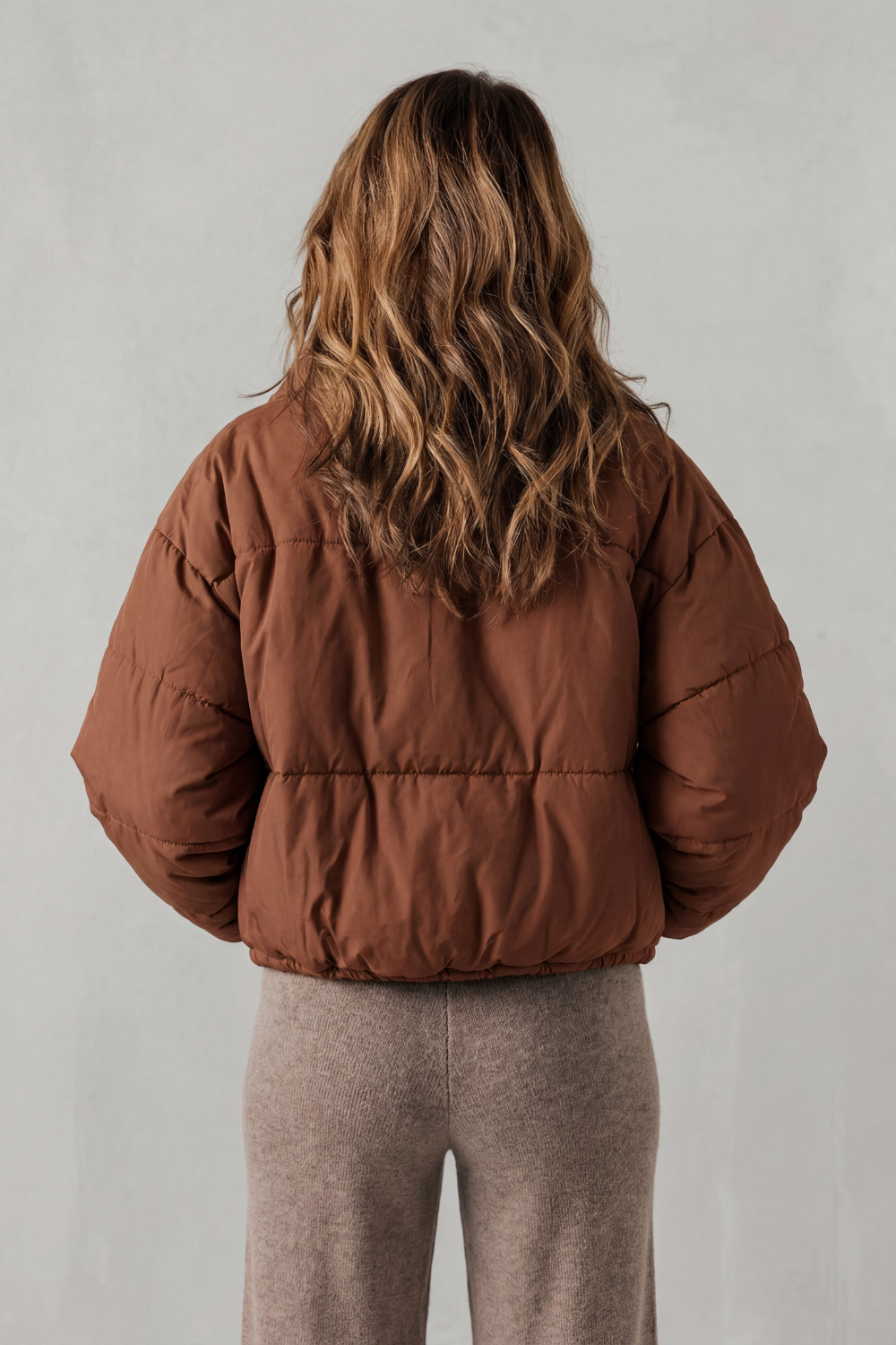 Kacob | Quilted Cropped Puffer Jacket