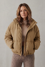 Kacob | Quilted Cropped Puffer Jacket