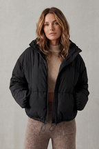 Kacob | Quilted Cropped Puffer Jacket