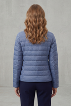 Kacob | Quilted Padded Zip Jacket