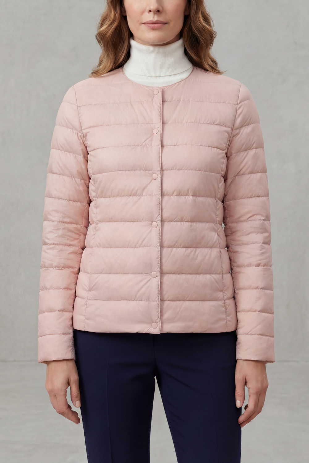 Kacob | Quilted Padded Zip Jacket