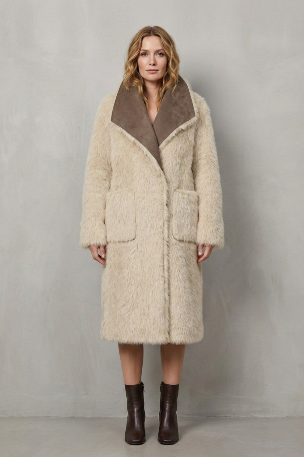Kacob | Reversible Faux Shearling Coat