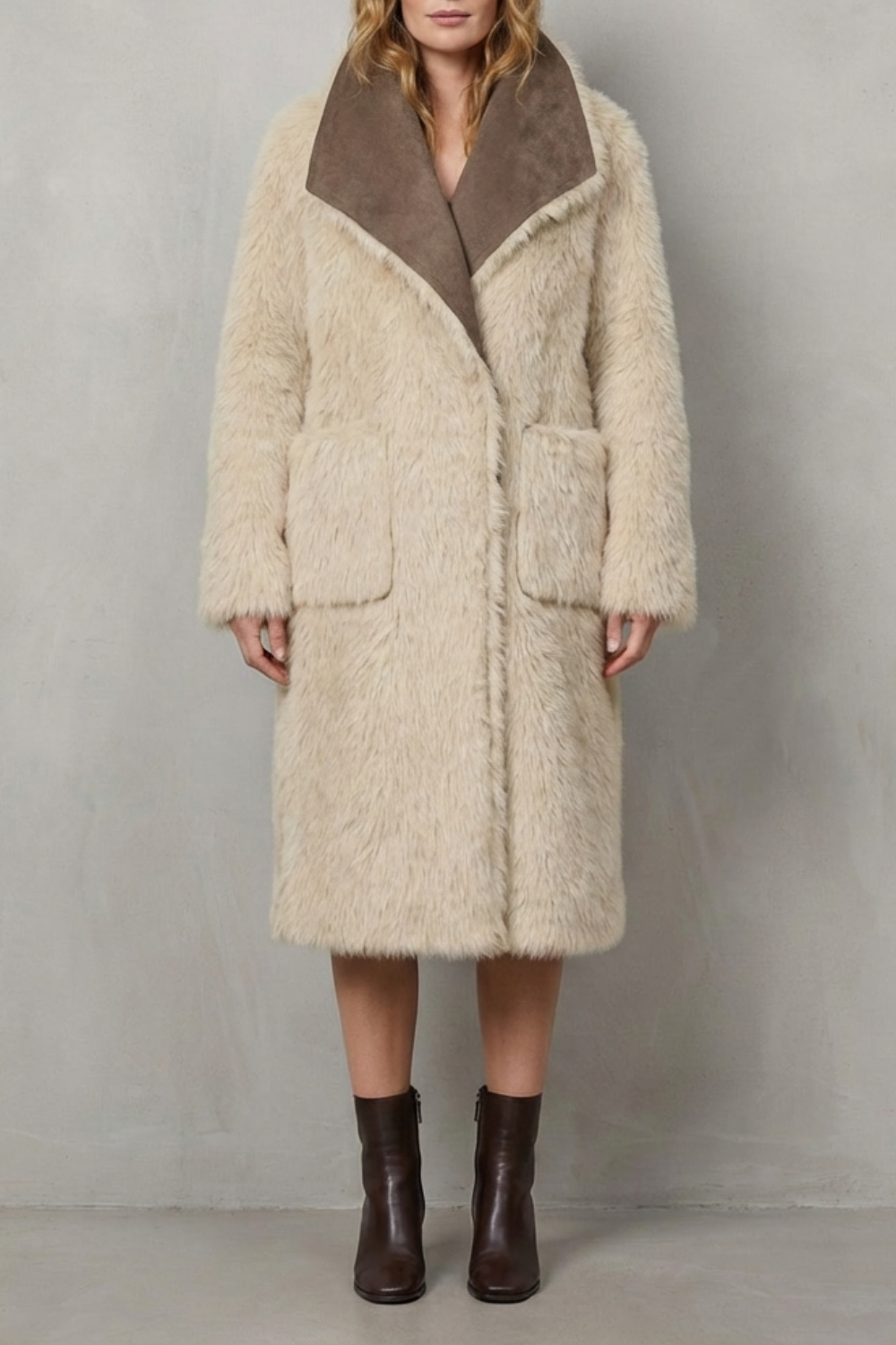 Kacob | Reversible Faux Shearling Coat